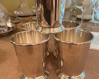Set 5 Gorham Mint Juleps with "B " Monogram 