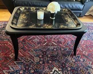 Ebony tray table