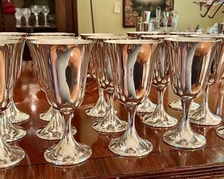  15 Gorham Sterling Goblets 
Sold in set of 6 and a set of 9 