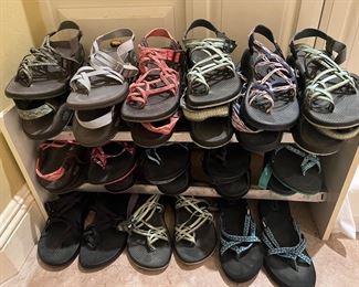 Sz 9 Chaco and Teva Sandals 