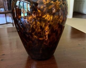 Tortoise Glass Vase