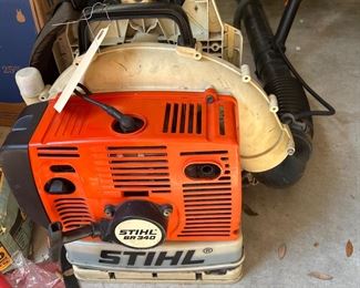 Stihl gas powered backpack blower