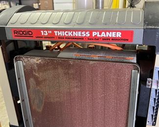 10"  Ridgid Planer