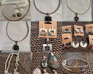 Sterling Jewelry including a David Anderson  bracelet