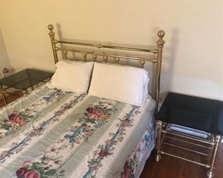 Glass & Brass Tables (matches tables in previous room)