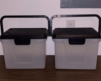 2 Storage Bin’s with Handles