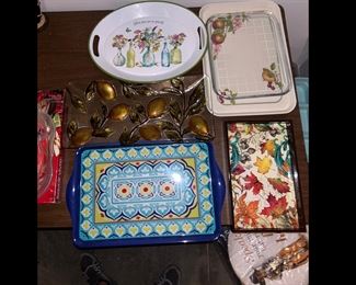 Assorted Serving Platters/ Trays