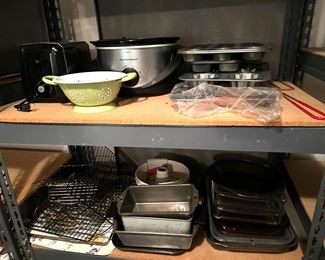 Assorted Bakeware, Crockpot and more