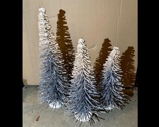 Blue and White Holiday Trees