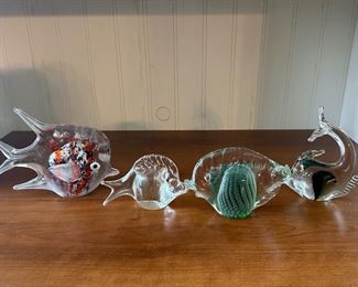 Murano Style Art Glass Fish