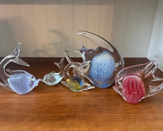 Murano Style Art Glass Fish