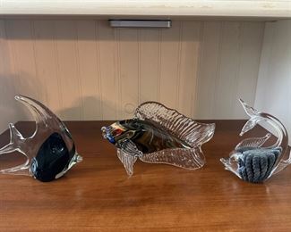 Murano Style Art Glass Fish
