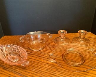 Pink Depression Glass