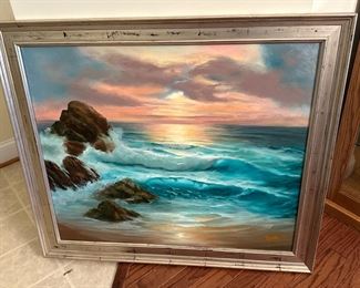 D. Sink Seascape Canvas Art
