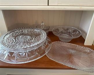 Crystal Skirted Cake Stand