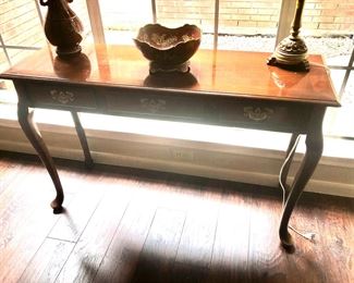 Queen Anne style console table