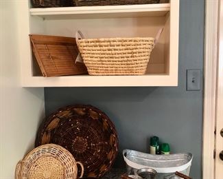 Assorted baskets