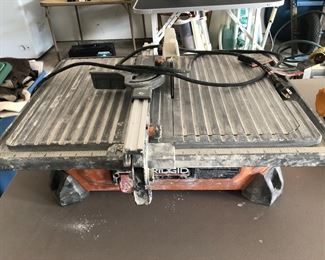 Ridgid tile saw