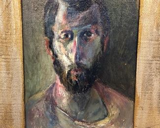 Ukrainian oil on board by Krynytsky