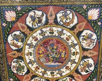 Large-ish Hindu painting on paper 