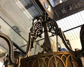 Really cool ca. 1930 Chandelier with Mica/eisenglass