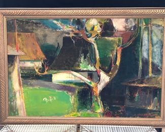 Ukrainian oil on canvas by Boris Buriak 