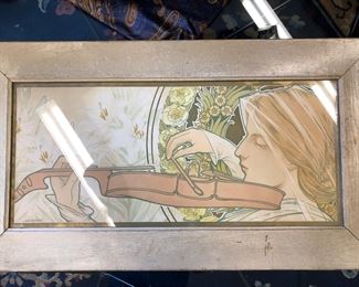 Original Adolphe Cossard "Musique Sacree" ca. 1900 lithograph 