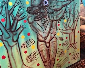 Scott Miller oil painting,  last chance to purchase before going back to consignor