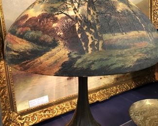 Fine Handel signed lamp 