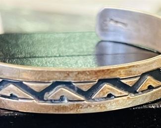 Tom Billy sterling bracelet. 