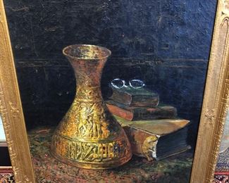 Salvini Garber, Russia/Cleveland large Oil on canvas ca.1930 