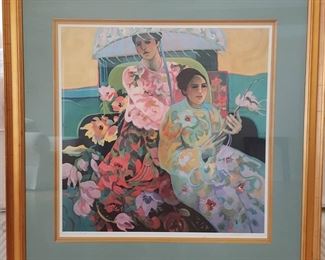 Beautiful Framed Barbara Galleyher Lithograph Signed and Numbered