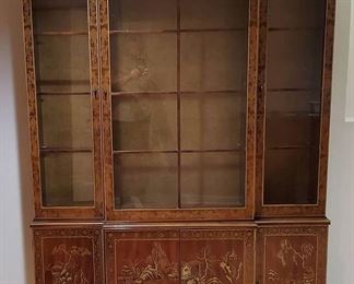 Gorgeous Hand Painted China Cabinet