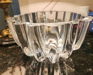 Crystal Bowl Signed by Artist