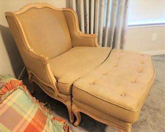 French Provincial Chair and Ottoman
