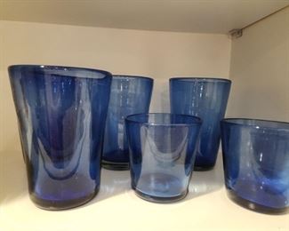 Cobalt Glass Drinkware