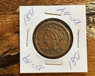 1851 Large Cent