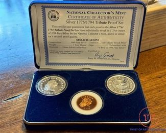 National Collector's Mint Silver 1776/1794 Tribute Proof Set