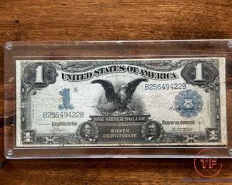 1899 Black Eagle Silver Certificate Horse Blanket Note