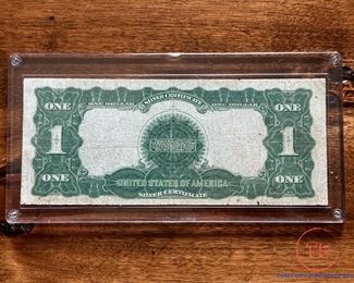 1899 Black Eagle Silver Certificate Horse Blanket Note