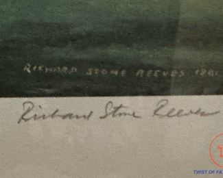 Signed and Numbered Lithograph by Richard Stone Reeves "Three Kings" (Nijinsky II, Spectacular, and Secretariat)