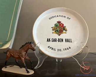1966 AKSARBEN Dedication Ashtray