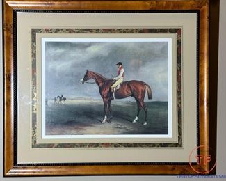 Framed Equestrian Print