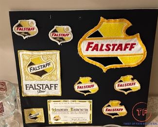 Vintage FALSTAFF Patches Collection