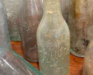Antique Glass Bottle Collection