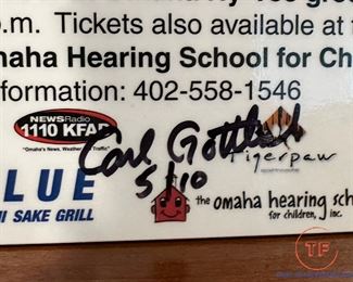 JAWS Tribute Poster Signed by CARL GOTTLIEB (Screenplay Co-Writer)