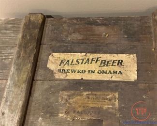 FALSTAFF "Brewed in Omaha" Vintage Beer Crate