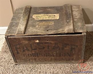FALSTAFF "Brewed in Omaha" Vintage Beer Crate