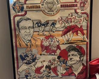 1974 41st Annual Sugar Bowl Poster (NU vs FL)