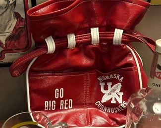 Vintage Go Big Red Cinch Bag